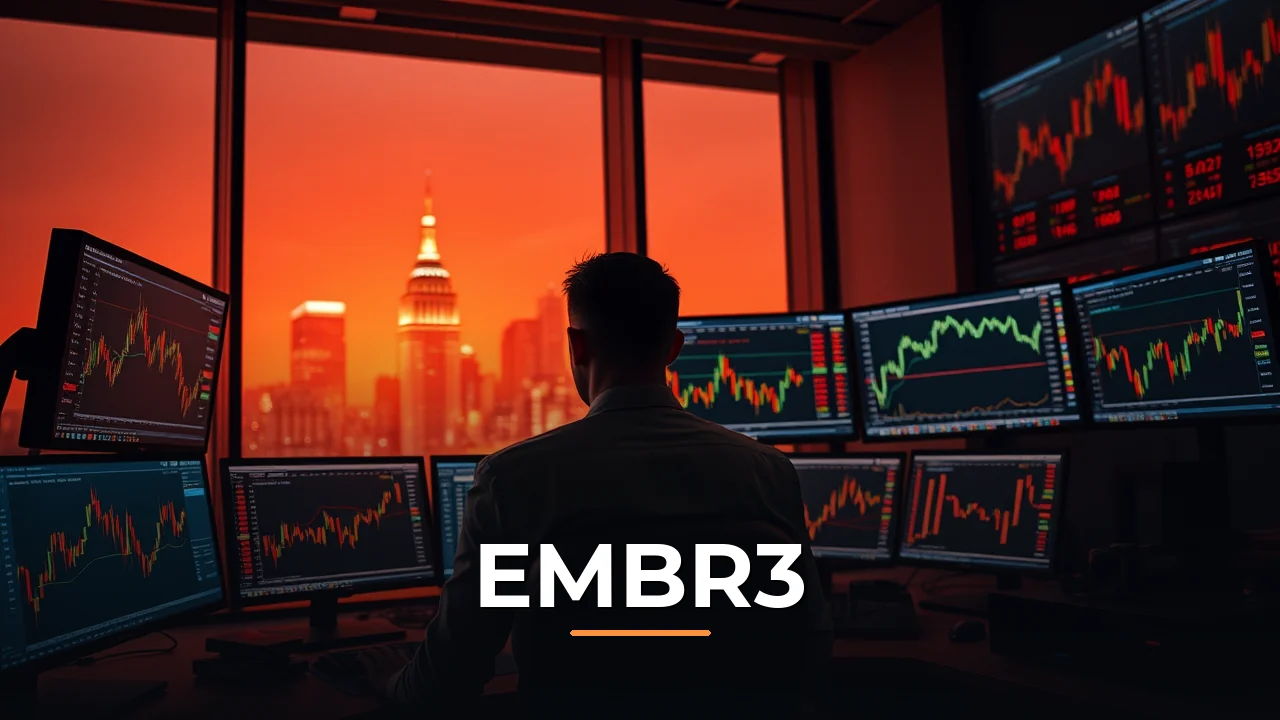 Como operar EMBR3 - Embraer na prática